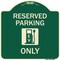 Signmission Ev W/ Electric Vehicle Charging Station Graphic Heavy-Gauge Aluminum Sign, 18" x 18", G-1818-24089 A-DES-G-1818-24089 - alternate 1